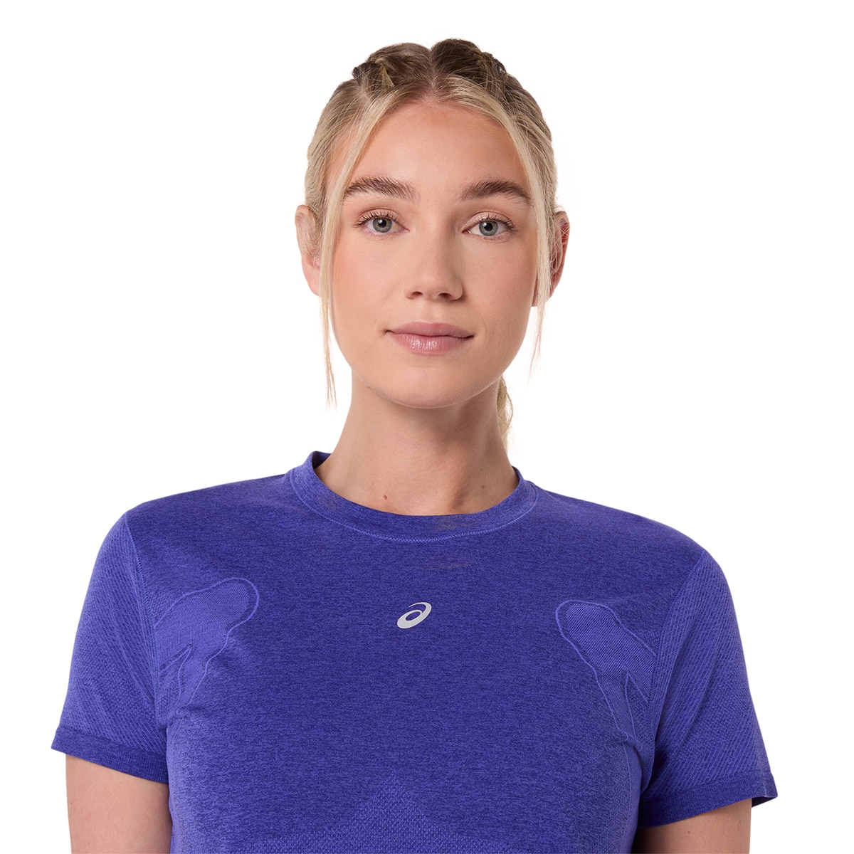 T-shirt de Mulher Road SeamleSS SS Top Azul-6