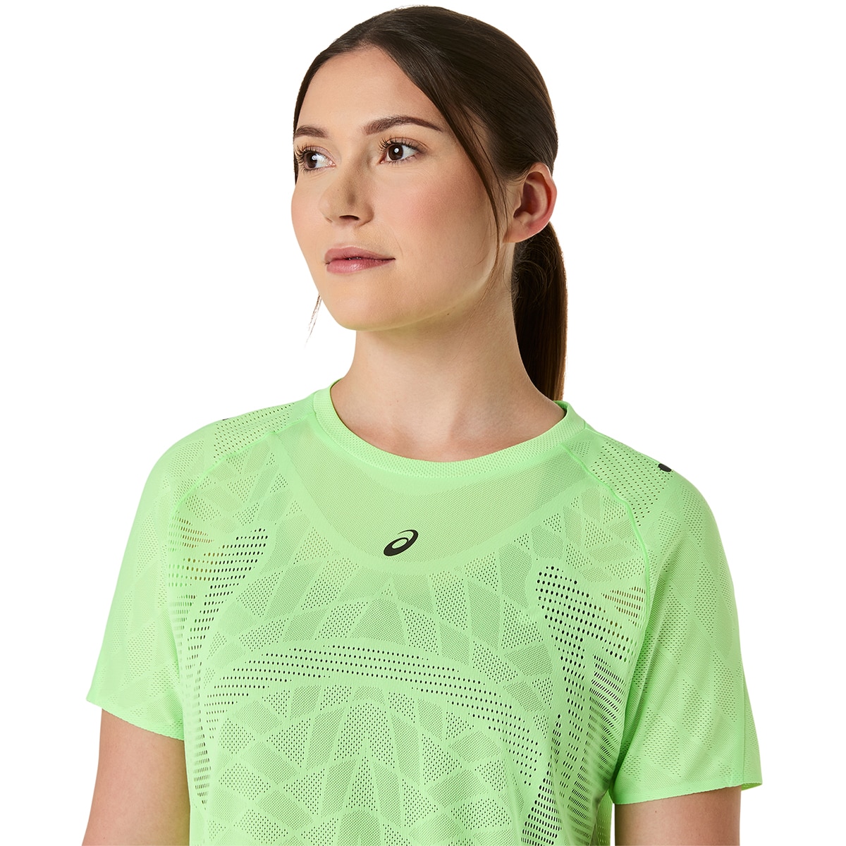 T-shirt de Mulher Metarun SS Top Verde-5