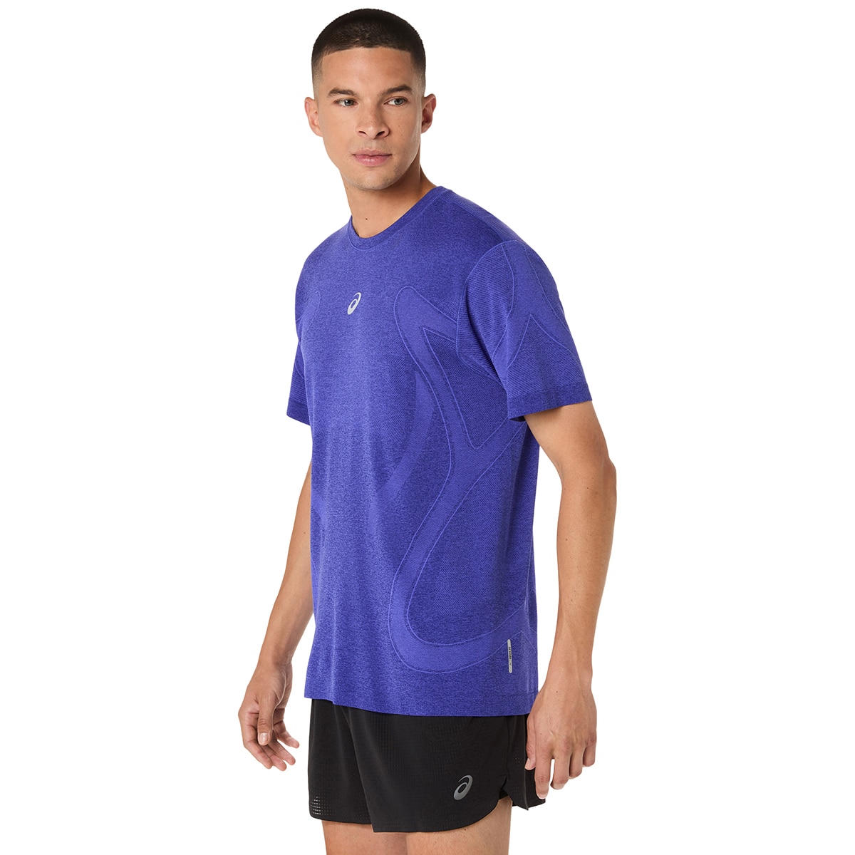 T-shirt de Homem Road SeamleSS SS Top Azul-4