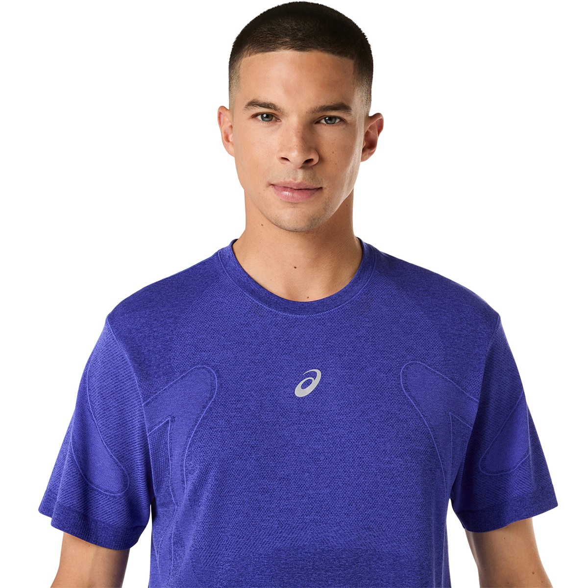 T-shirt de Homem Road SeamleSS SS Top Azul-6