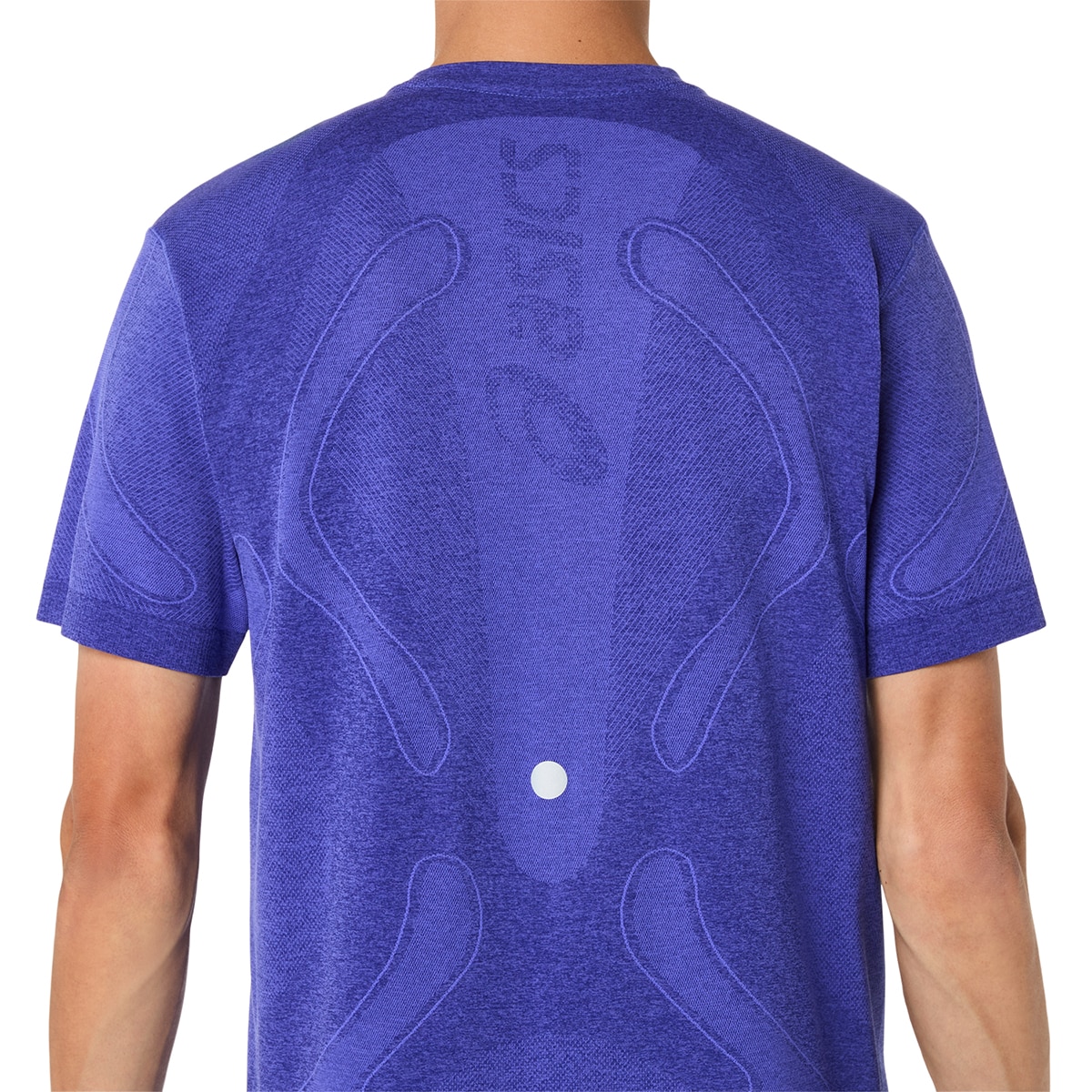 T-shirt de Homem Road SeamleSS SS Top Azul-8