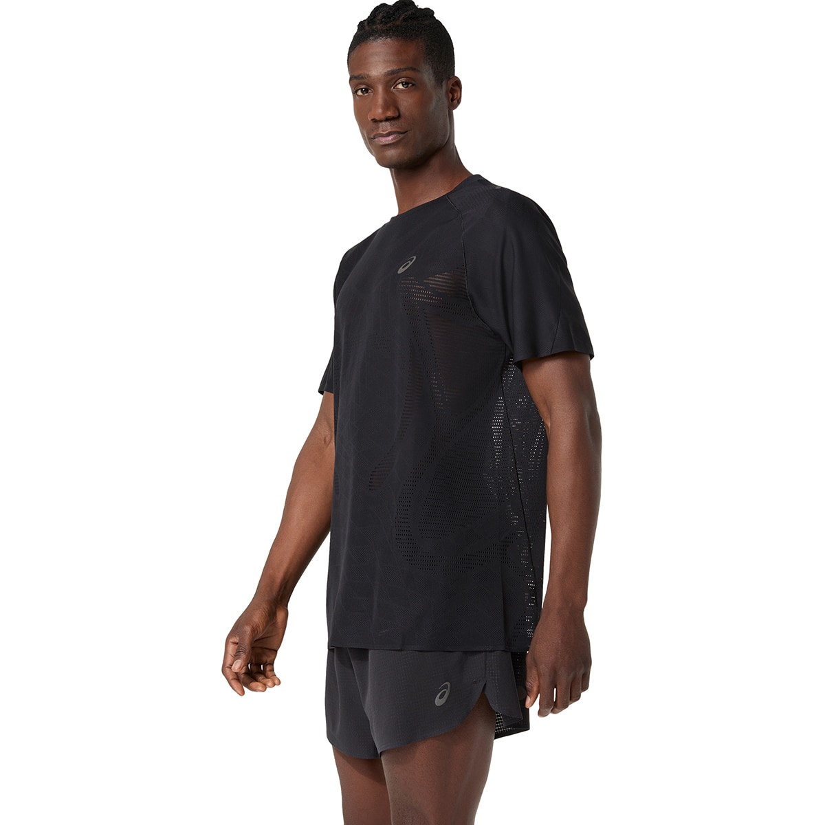 T-shirt de Homem Metarun SS Top Preto-4