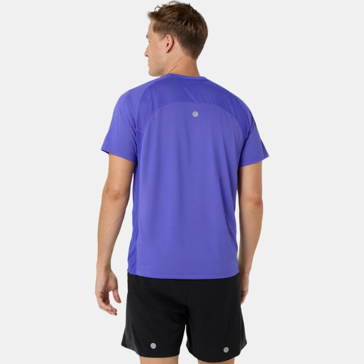 T-shirt de Homem Road Fade SS Top Azul-2