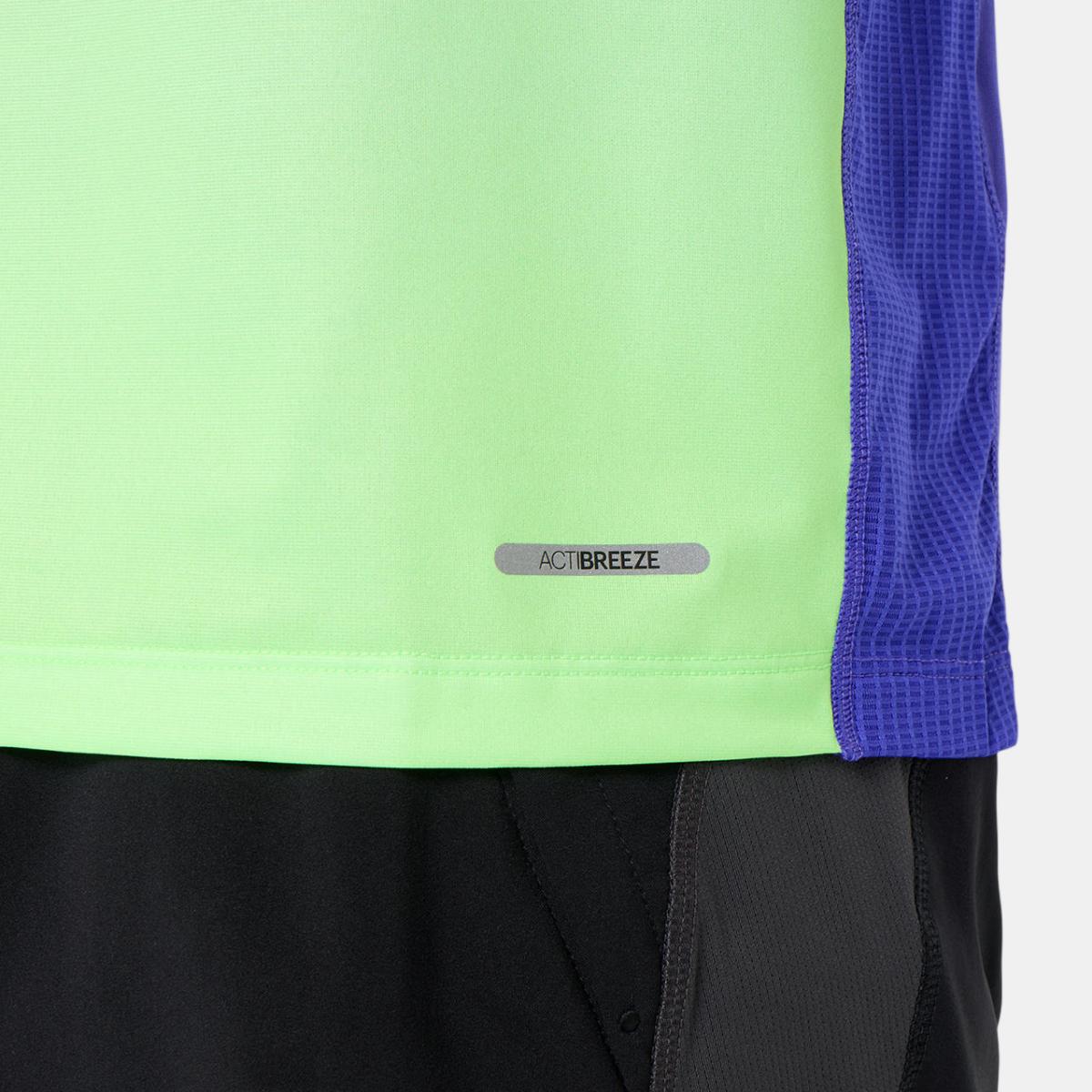 T-shirt de Homem Road Fade SS Top Azul-5