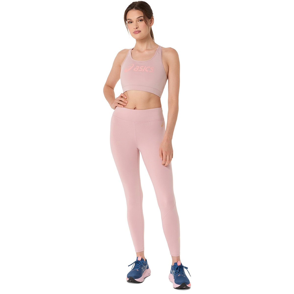 Top de Mulher ESSential Logo Padless Bra Rosa-3