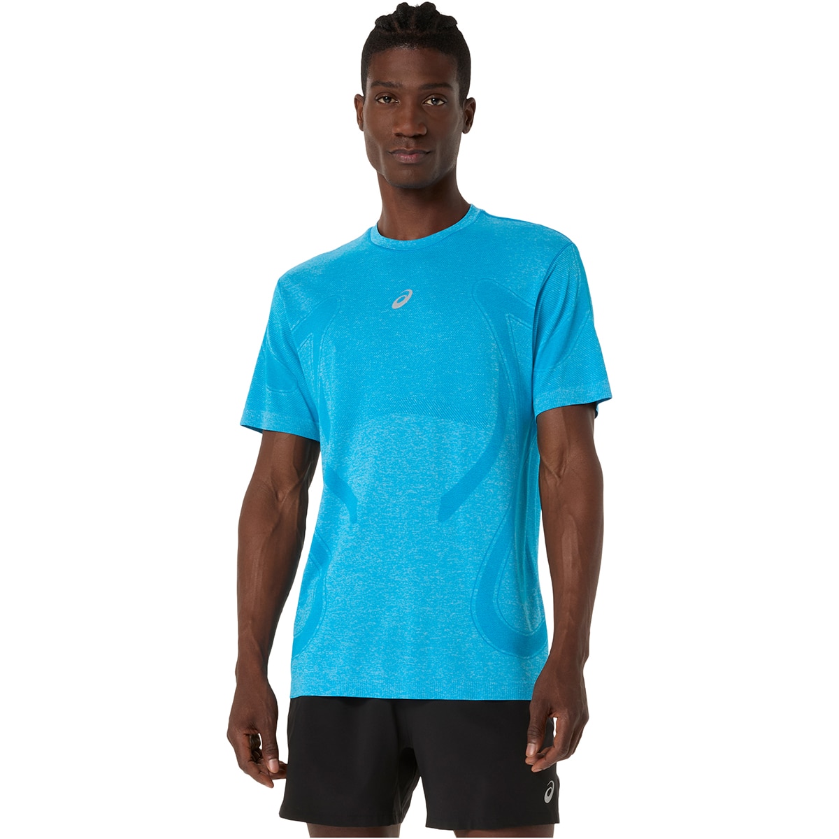 T-shirt de Homem Road SeamleSS SS Top Azul-1