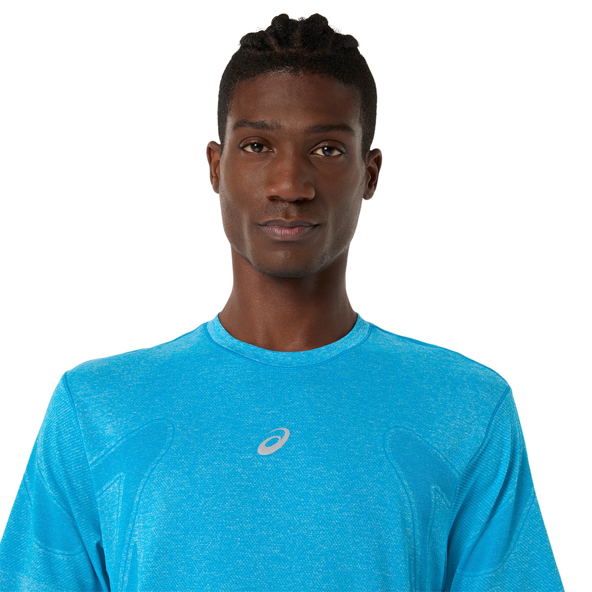 T-shirt de Homem Road SeamleSS SS Top Azul-6