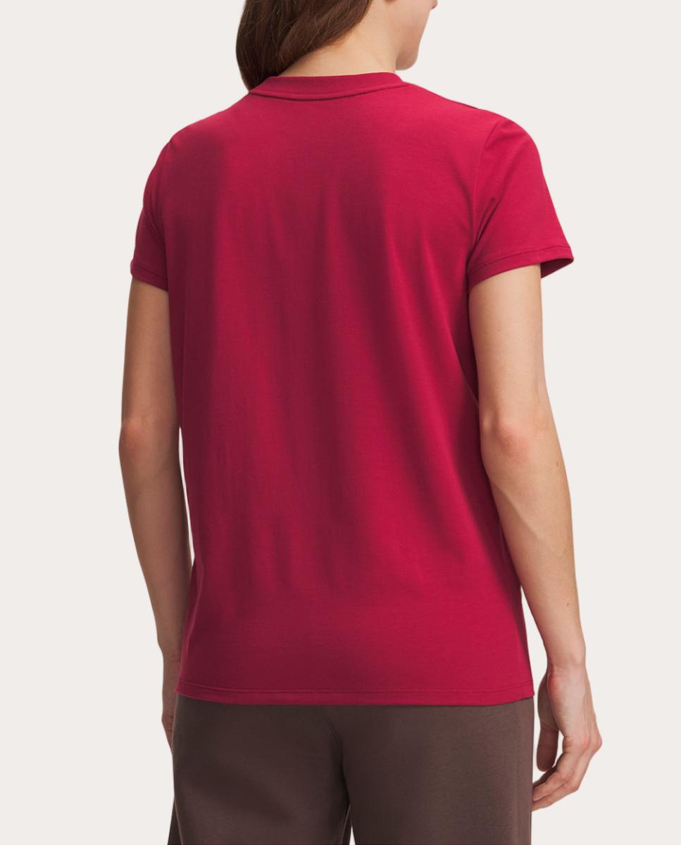 T-shirt de Mulher UA Rival Core SS Vermelho-2