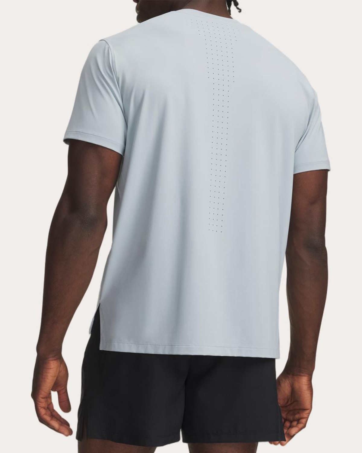 T-shirt de Homem UA Velociti Pro Shortsleeve Azul / Cinzento-2