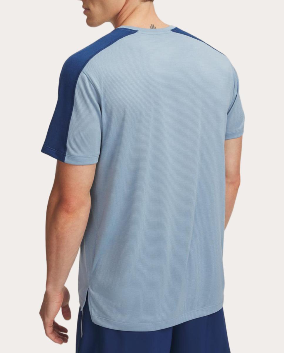 T-shirt de Homem UA Velociti Reflct SS Azul-2