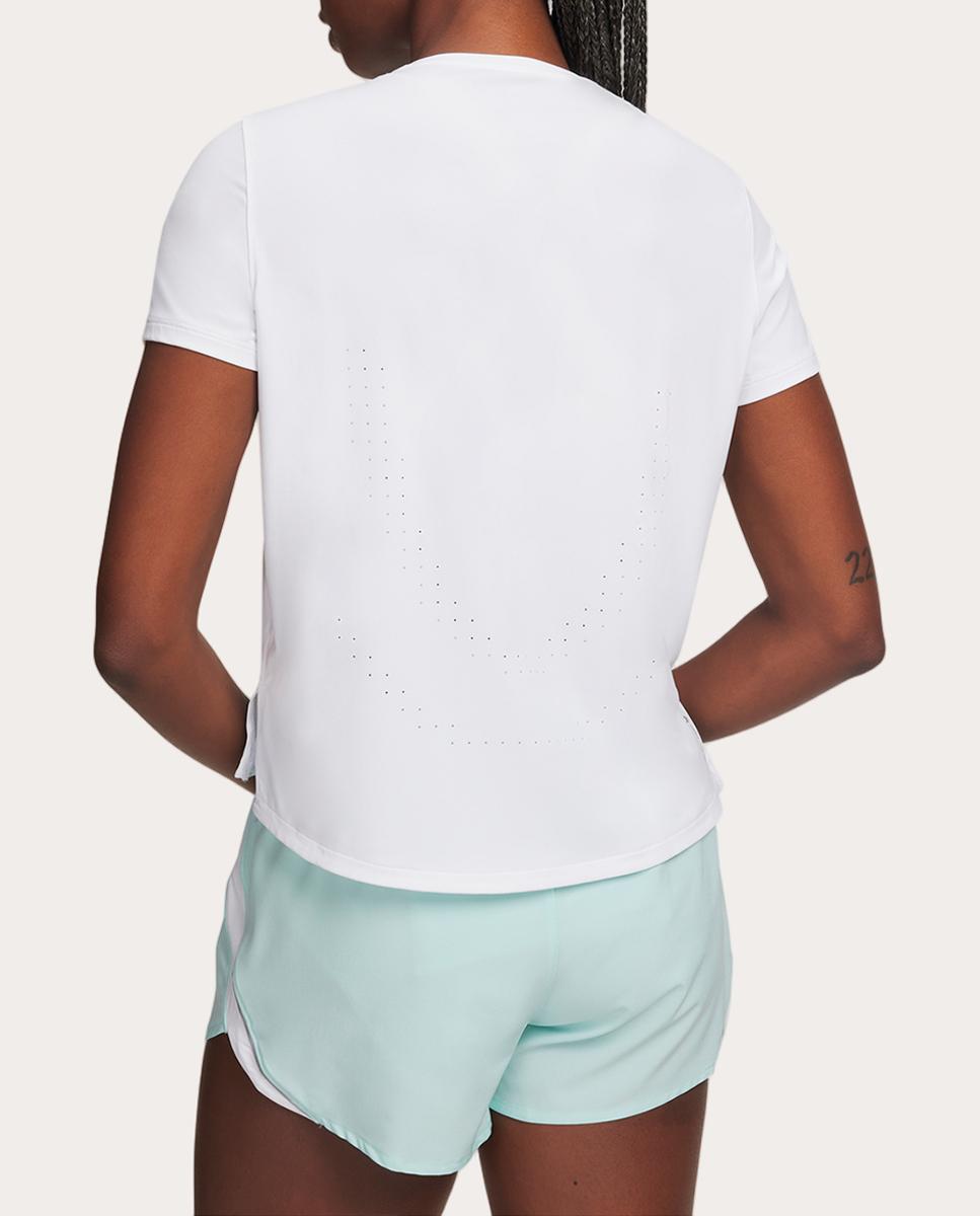 T-shirt de Mulher UA Velociti Pro Shortsleeve Branco-2
