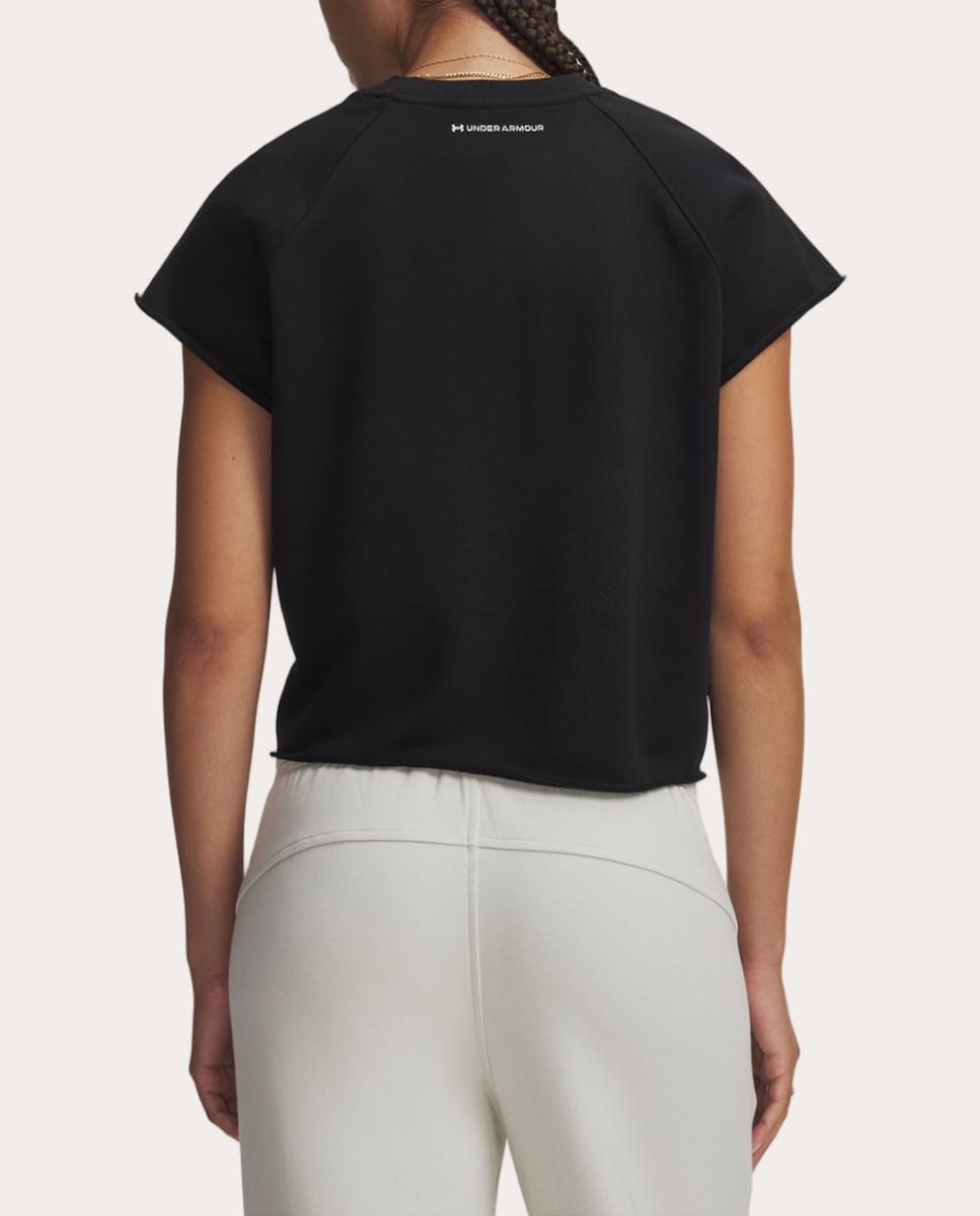 T-shirt de Mulher Icon WM Cut Off SS Preto-2