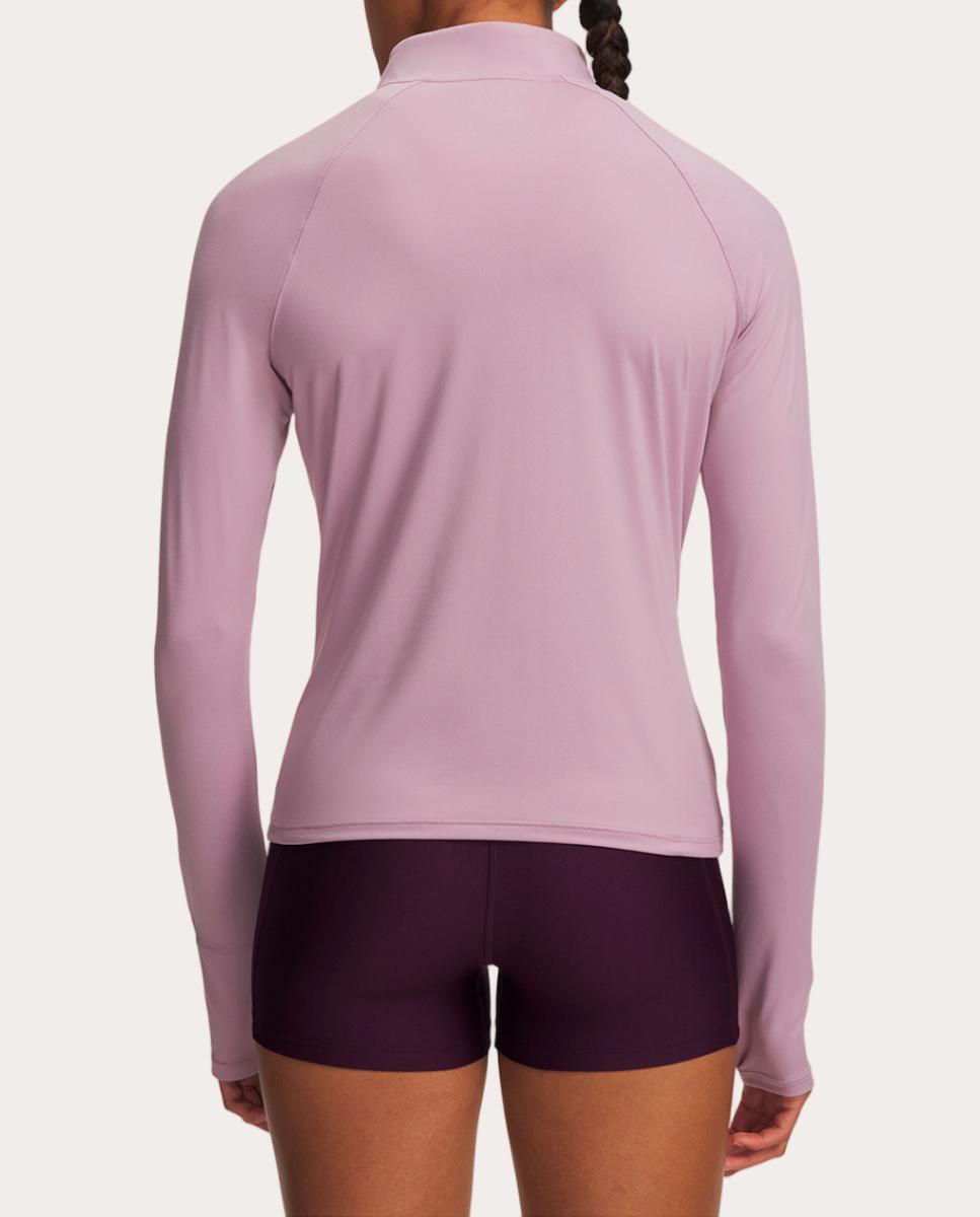 Sudadera de mujer UA Velociti Half Zip Under Armour - Rosa Rosa-2