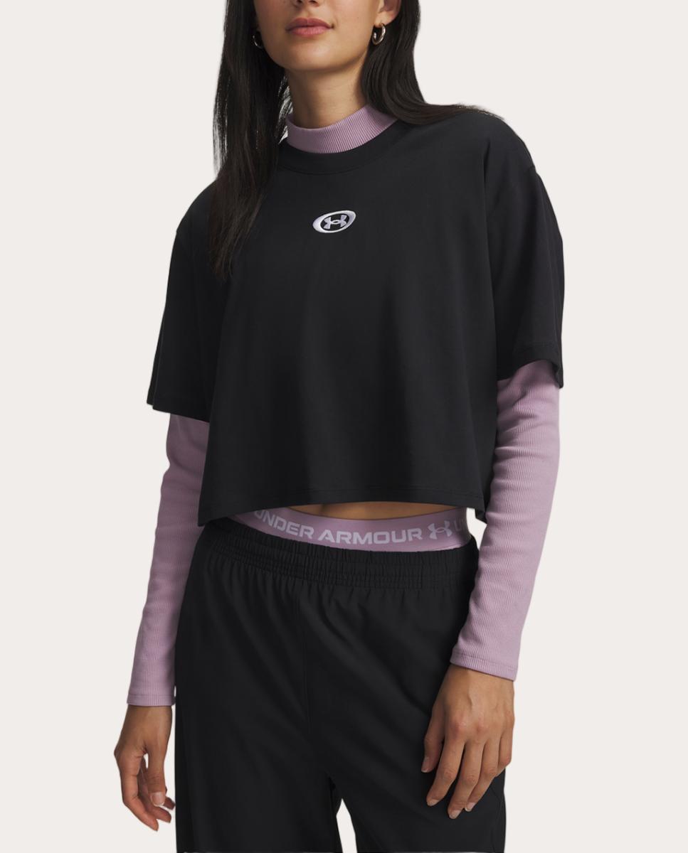 Imagem 0 de T-shirt de Mulher UA W Center LT SS