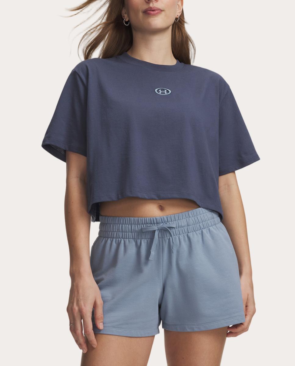 Camiseta de mujer UA W Center LT SS Under Armour - Gris azulado Gris azulado-1