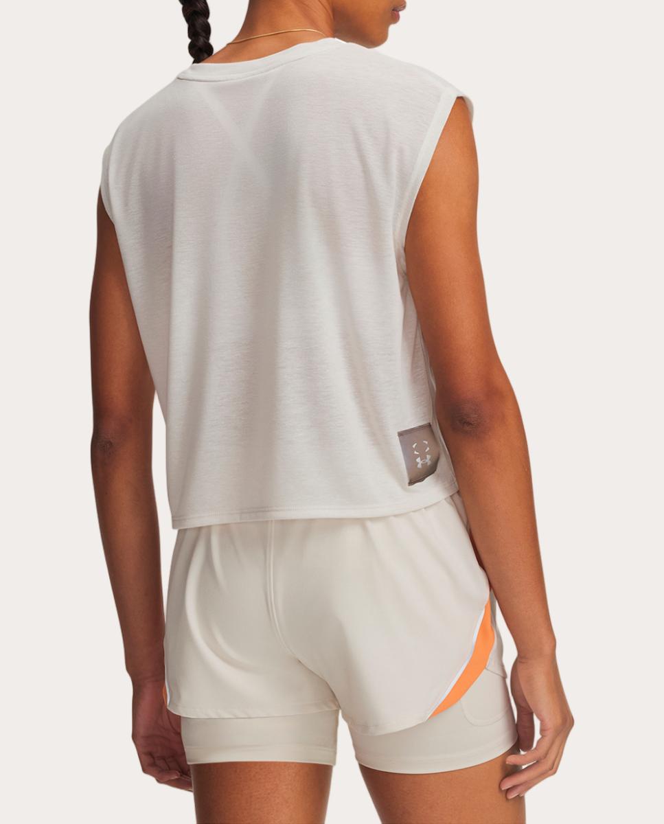 T-shirt de Mulher UA HB Run Aeris SL Branco-2