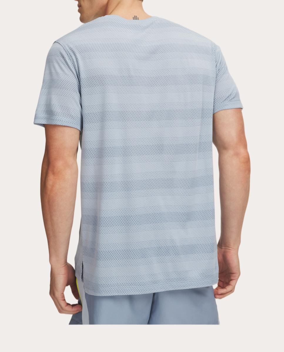 T-shirt de Homem UA Velociti SS Azul / Cinzento-2