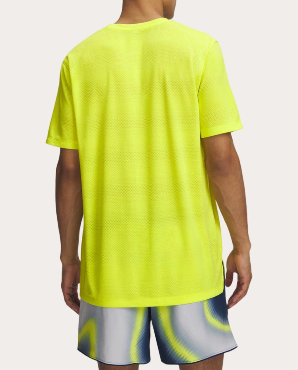 T-shirt de Homem UA Velociti SS Amarelo-2