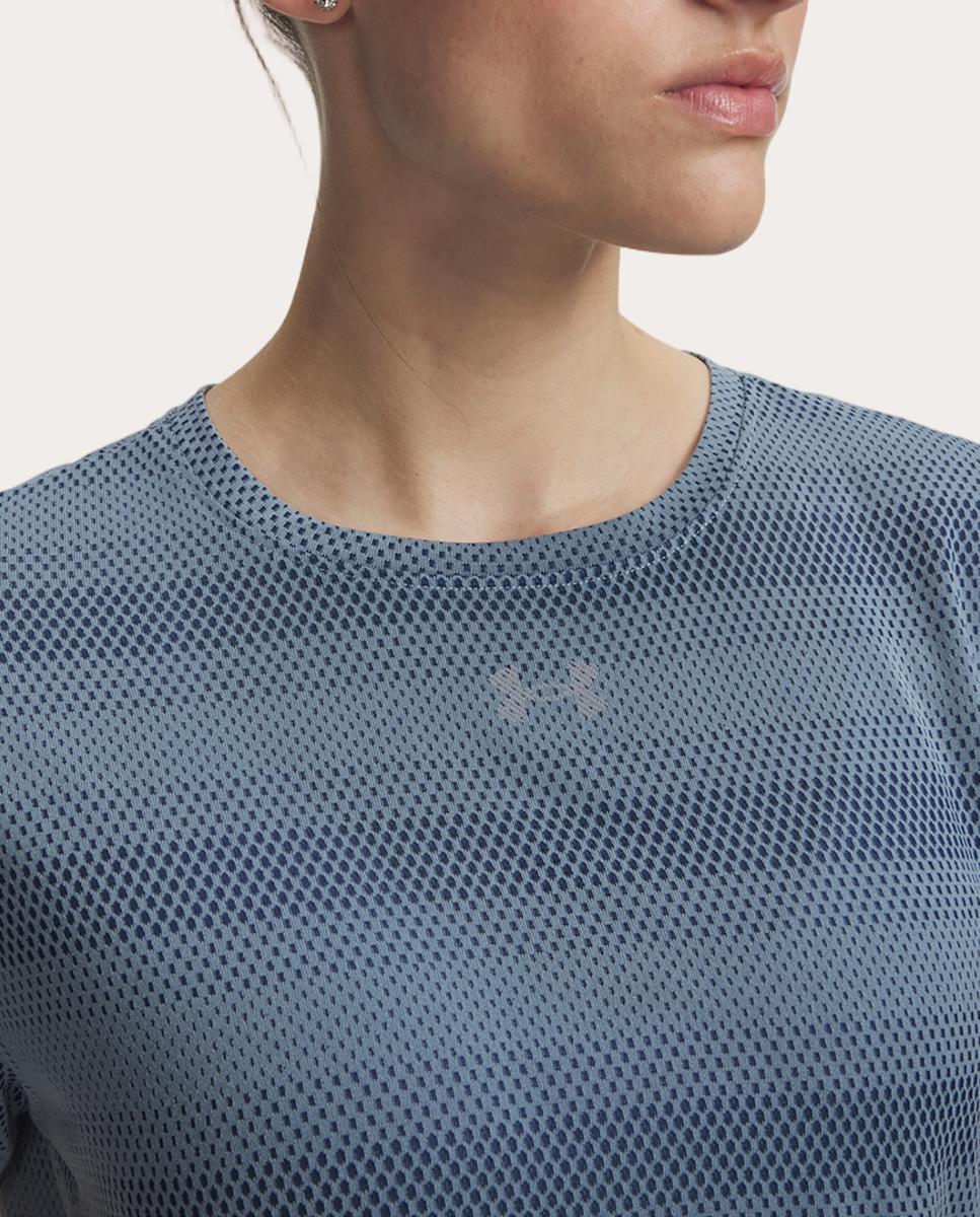 T-shirt de Mulher UA Velociti Shortsleeve Azul-3