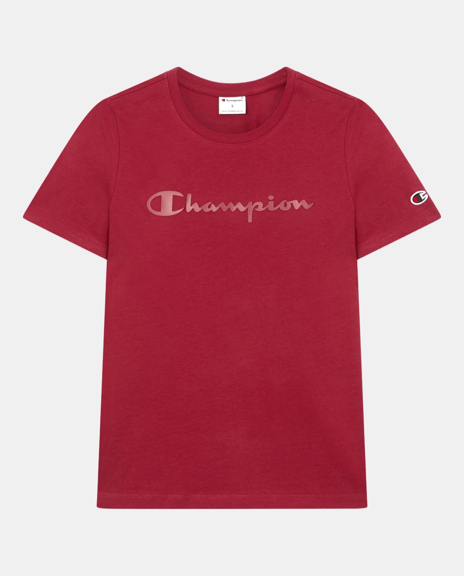 Camisetas Casual de Mujer SS Tee CHAMPION - Rojo Rojo-1