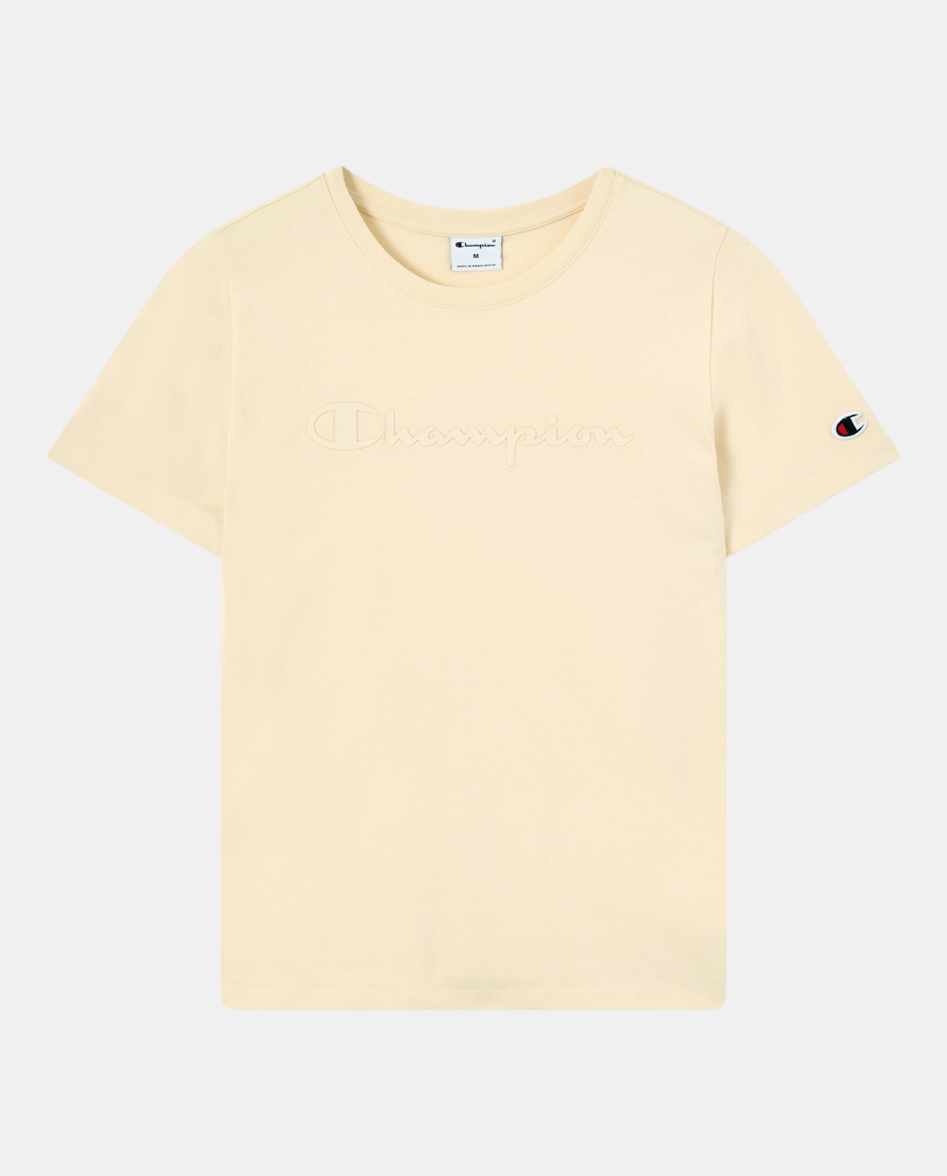 Imagen 3 de Camisetas Casual de Mujer SS Tee CHAMPION - Beige Beige