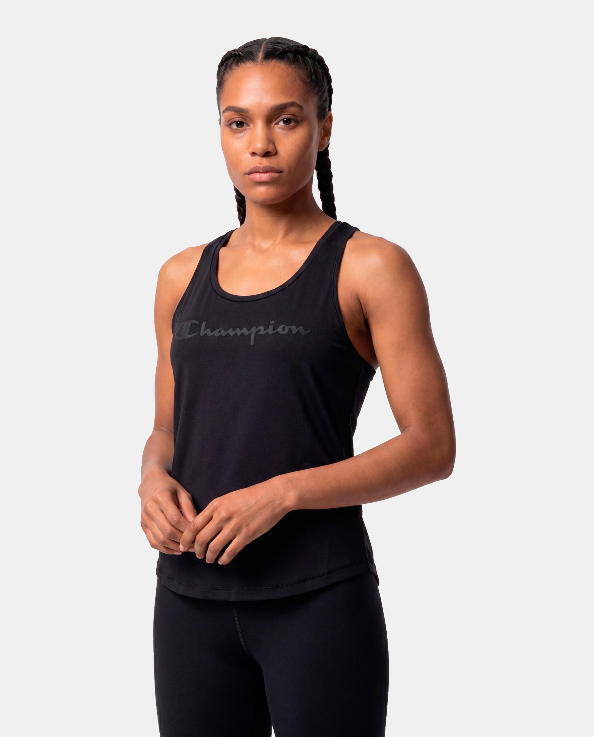 Camisetas Casual de Mujer Tank CHAMPION - Negro Negro-2