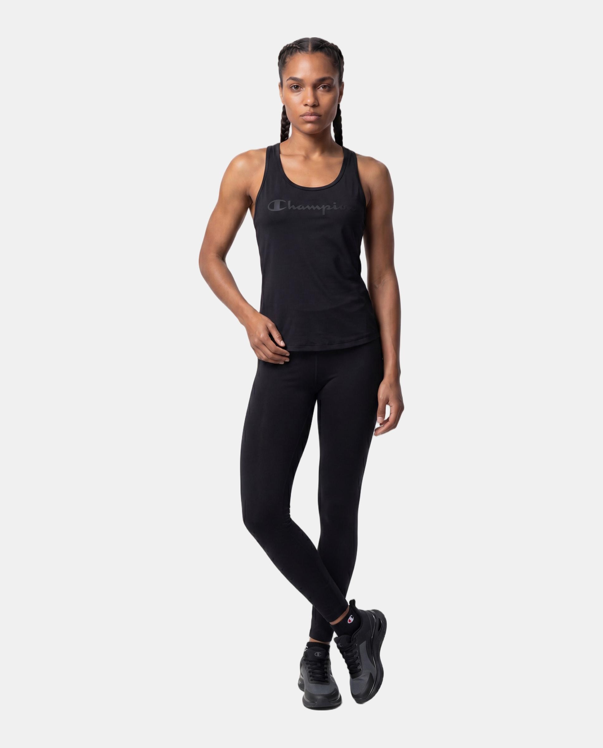 Camisetas Casual de Mujer Tank CHAMPION - Negro Negro-3