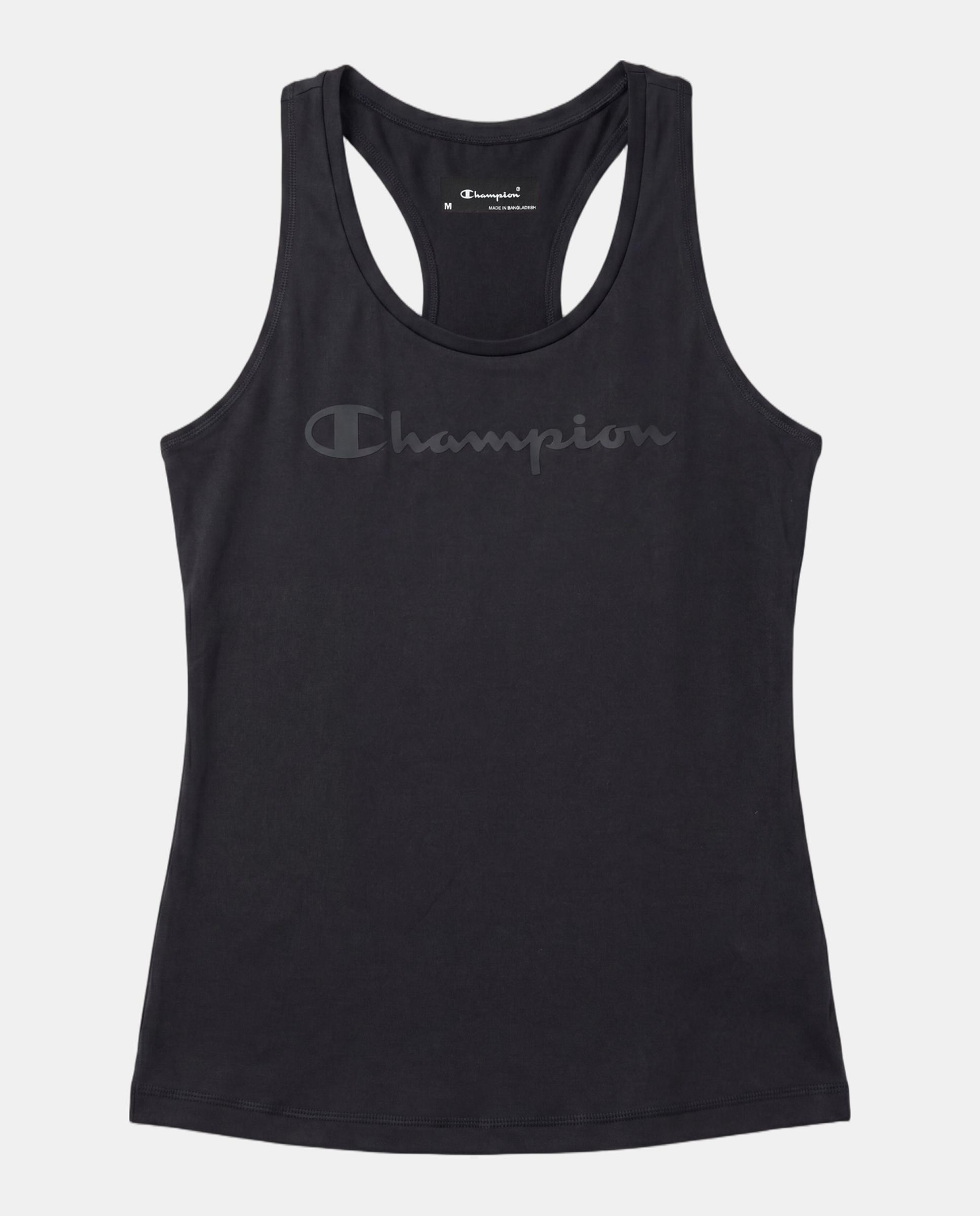 Camisetas Casual de Mujer Tank CHAMPION - Negro Negro-4
