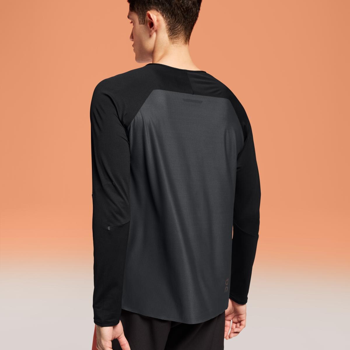 Camisetas de Hombre Performance Long-T ON - Negro Negro-2