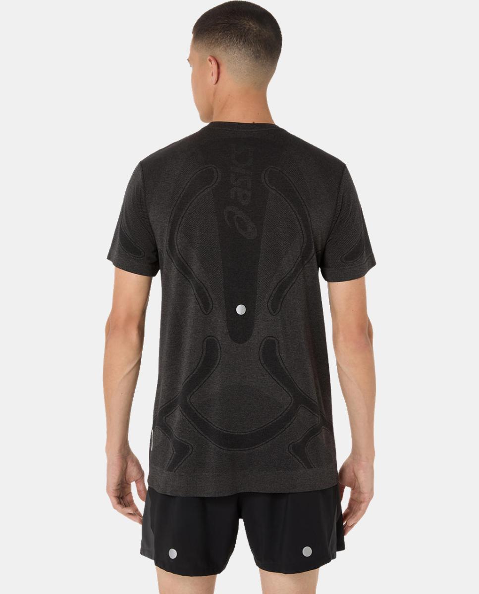 T-shirt de Homem Road Seamless Ss Top Preto-2