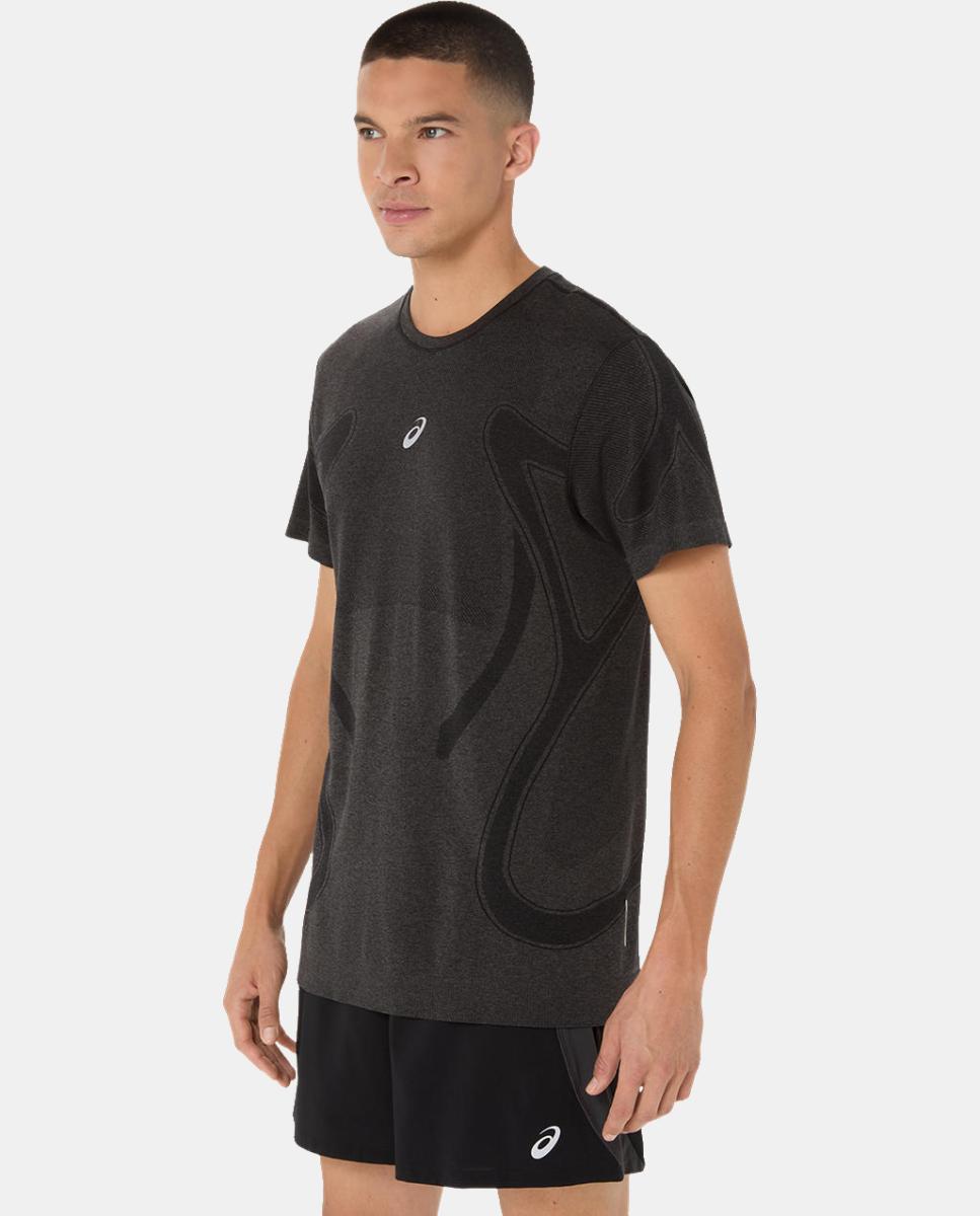 T-shirt de Homem Road Seamless Ss Top Preto-3