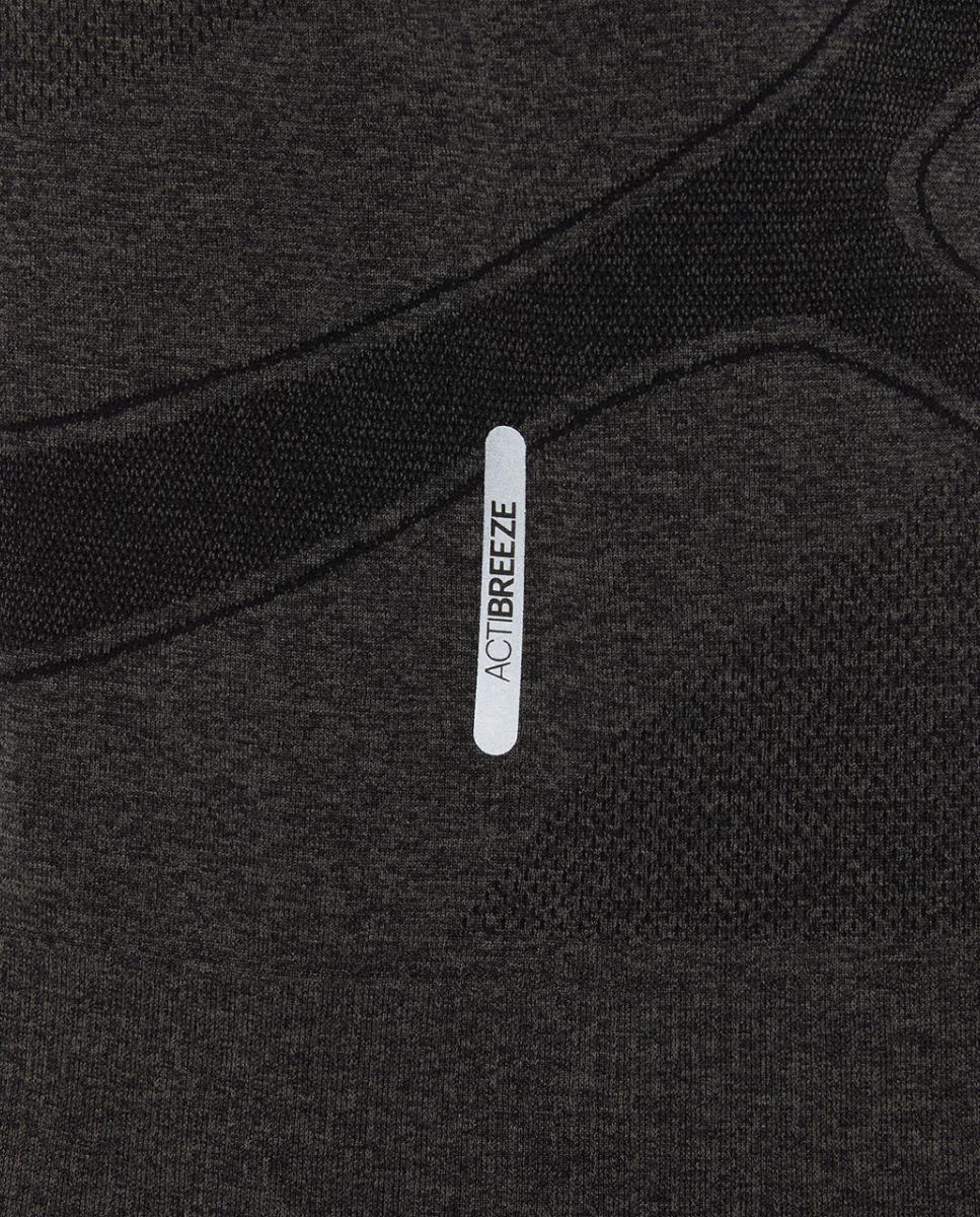 T-shirt de Homem Road Seamless Ss Top Preto-5