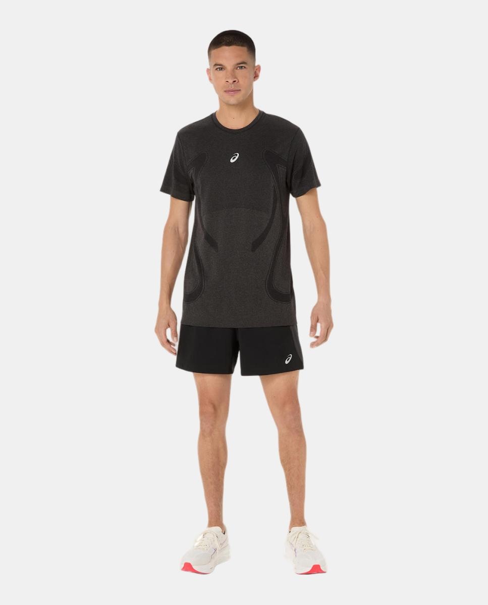 T-shirt de Homem Road Seamless Ss Top Preto-6