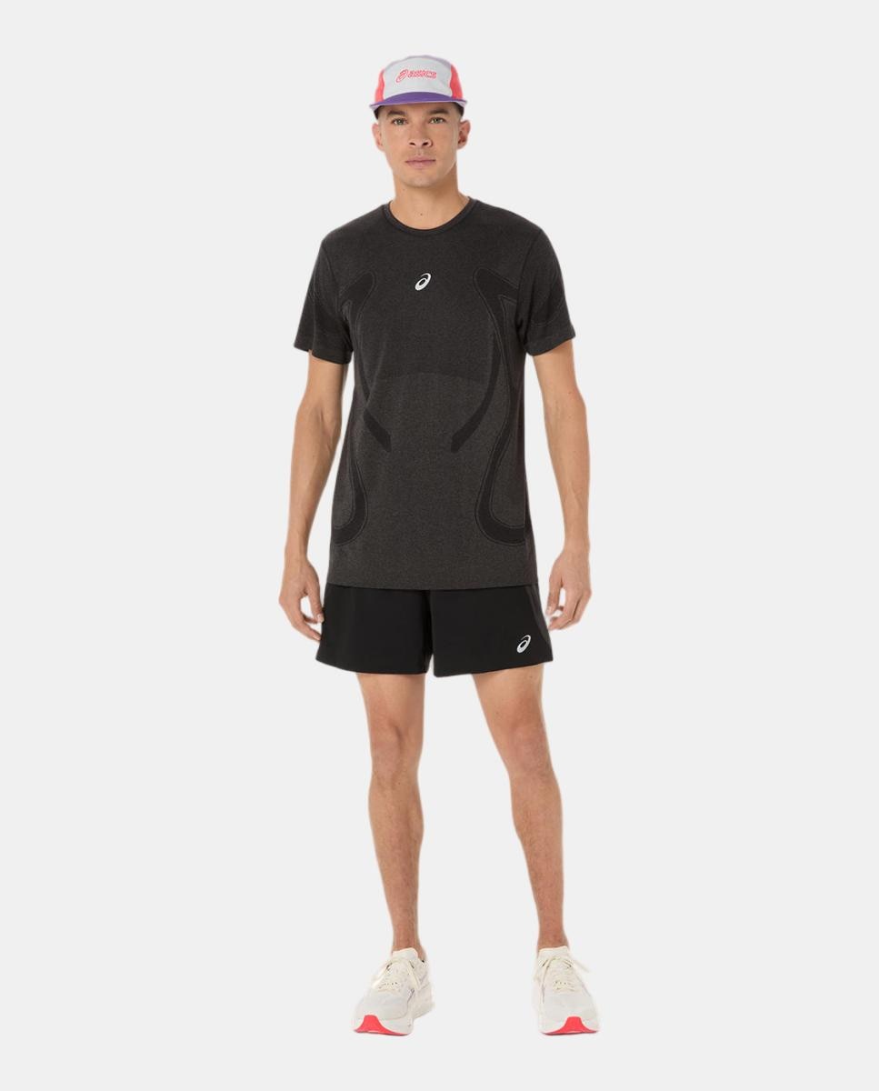 T-shirt de Homem Road Seamless Ss Top Preto-7