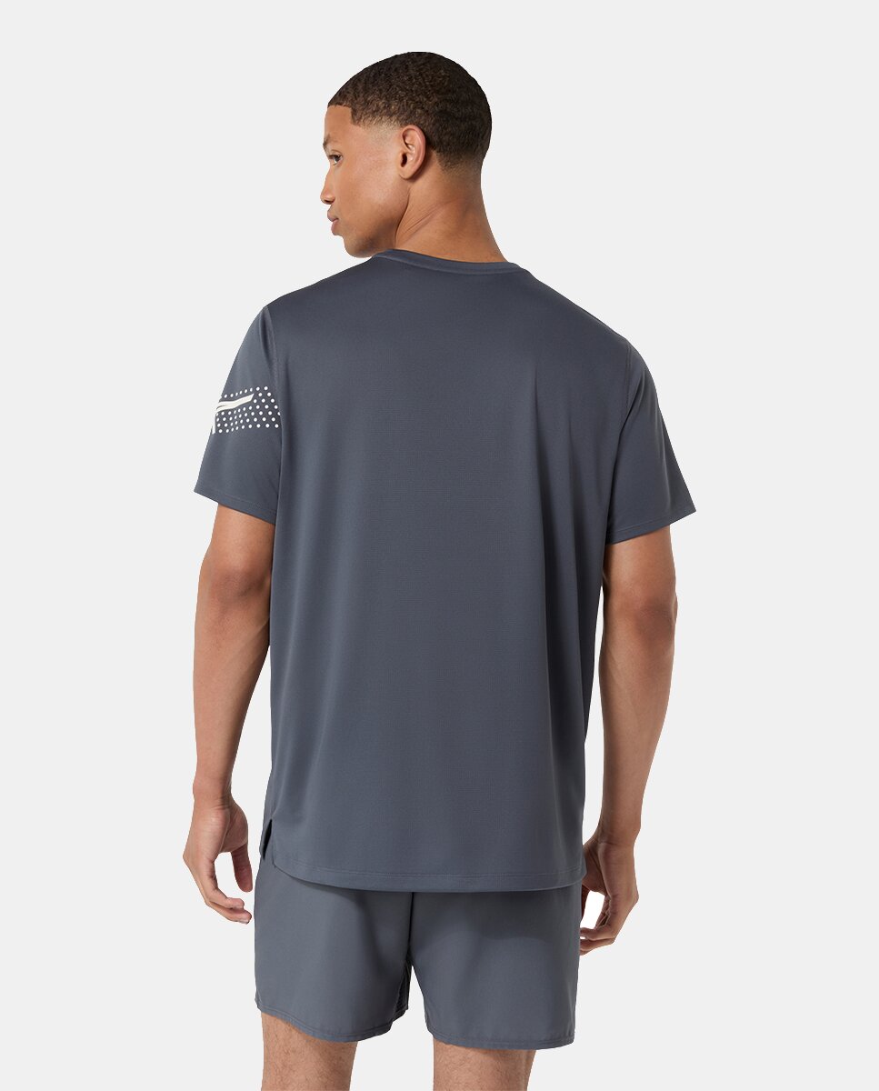 T-shirt de Homem Icon Ss Top Cinzento-escuro-2