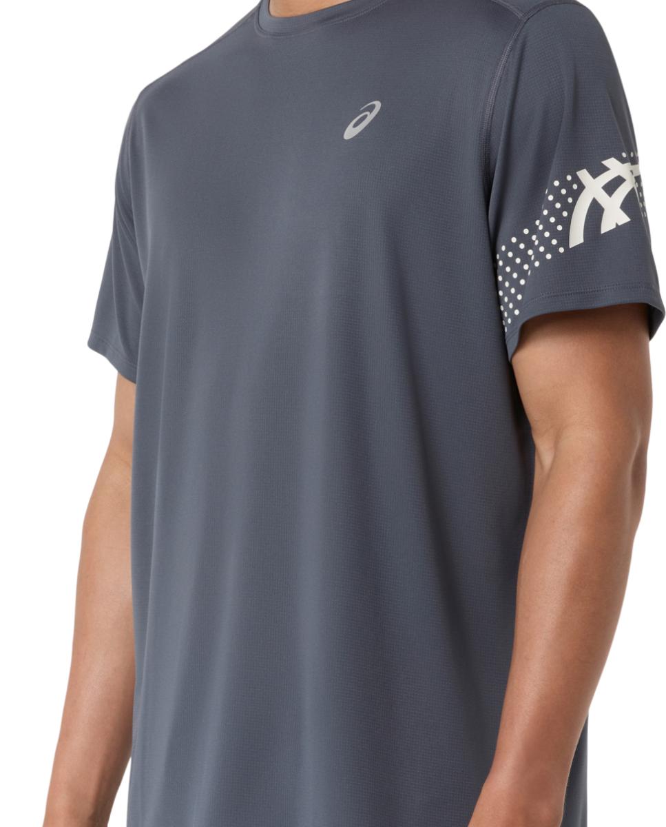 T-shirt de Homem Icon Ss Top Cinzento-escuro-4