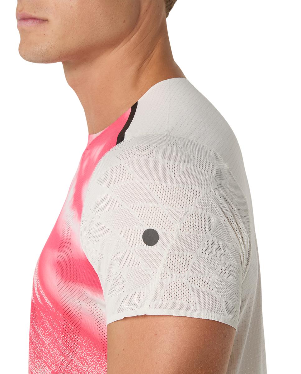 T-shirt de Homem Fujitrail Elite Graphic Ss Top Natural-7