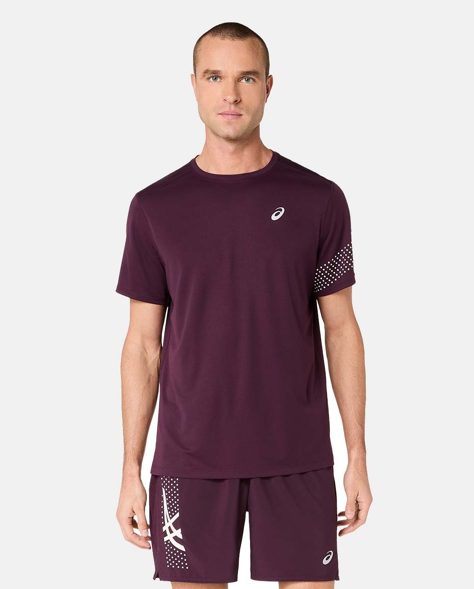 Imagen 1 de Camiseta de hombre Icon Ss Top Asics Morado