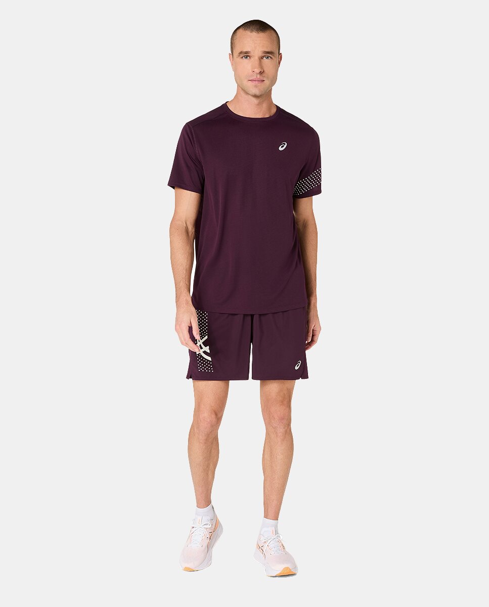 Imagen 3 de Camiseta de hombre Icon Ss Top Asics - Morado Morado