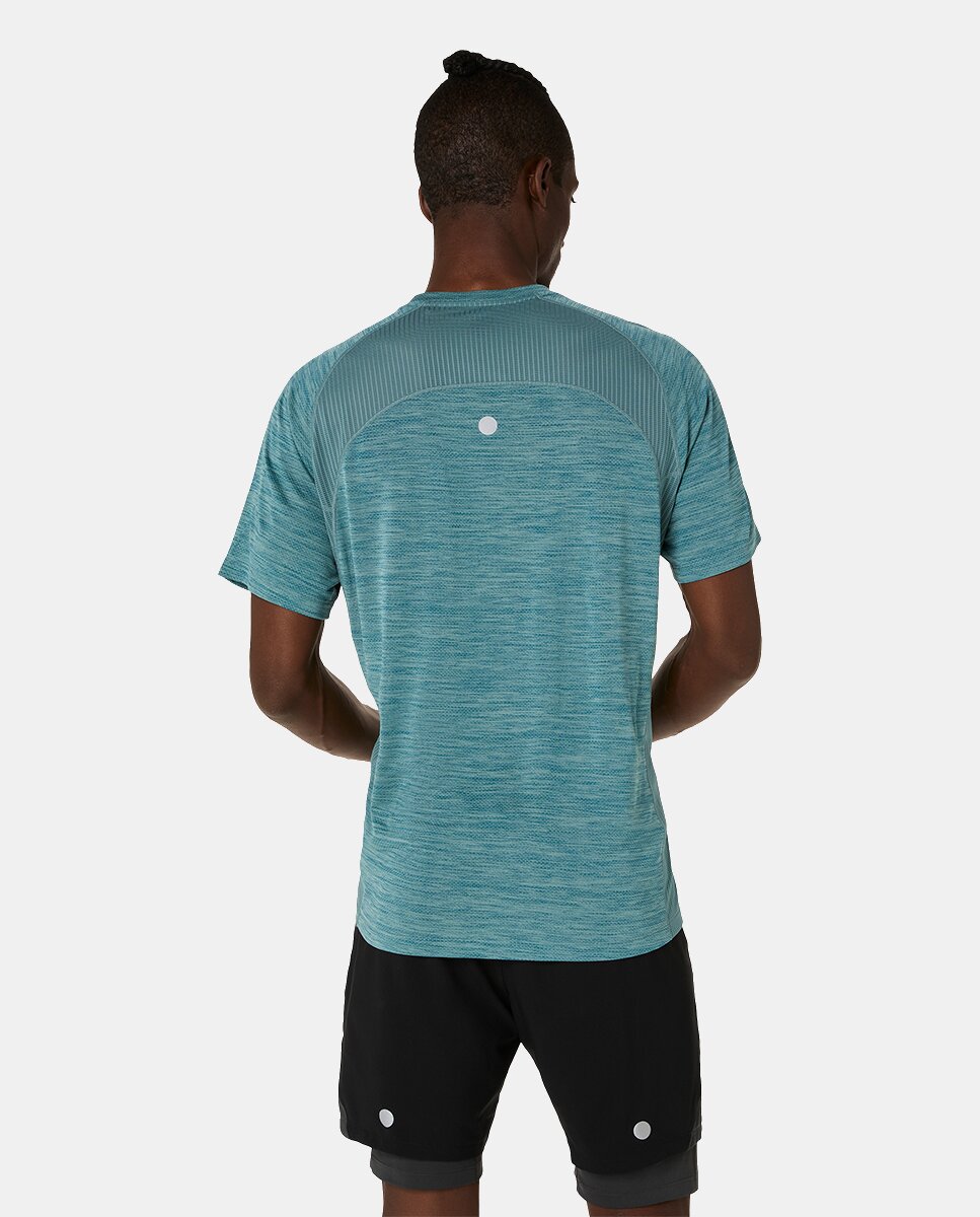 T-shirt de Homem Road Ss Top Cinzento-escuro / Verde-2