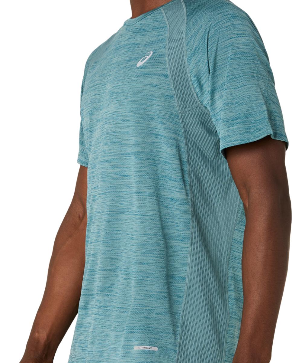 T-shirt de Homem Road Ss Top Cinzento-escuro / Verde-4