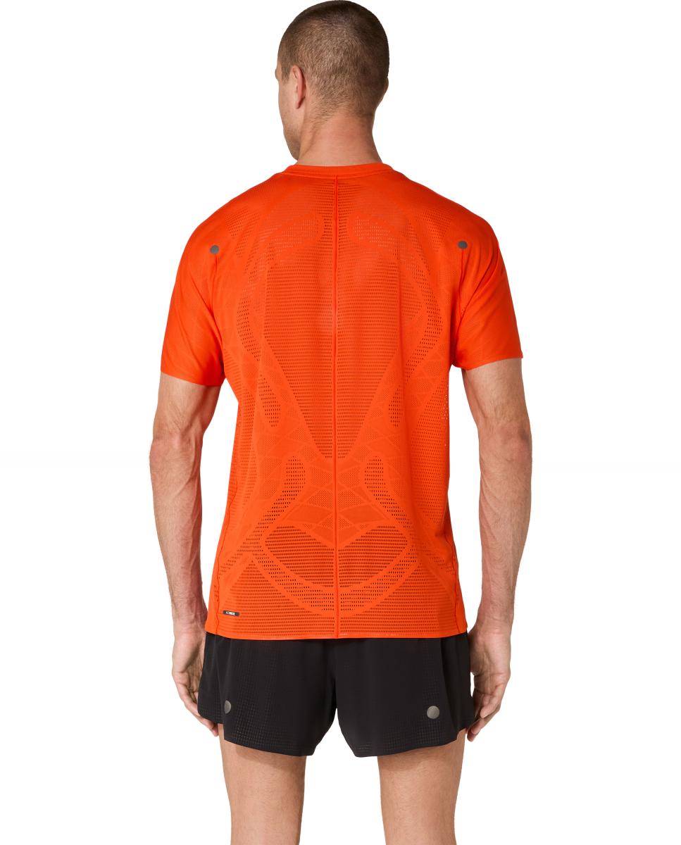 T-shirt de Homem Metarun Ss Top Vermelho / Laranja-2