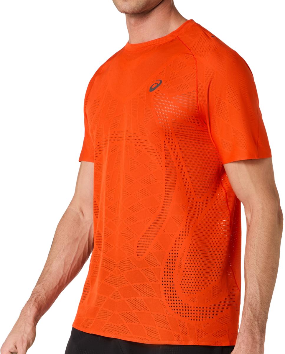 T-shirt de Homem Metarun Ss Top Vermelho / Laranja-4