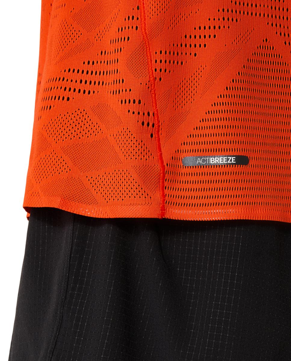 T-shirt de Homem Metarun Ss Top Vermelho / Laranja-6