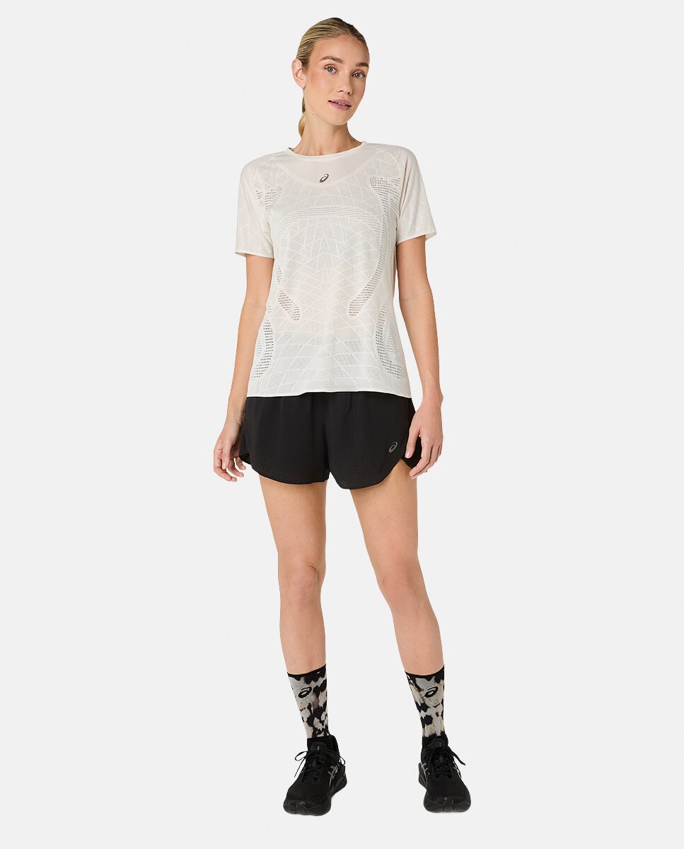 Camiseta de mujer Metarun Ss Top Asics - Natural Natural-3
