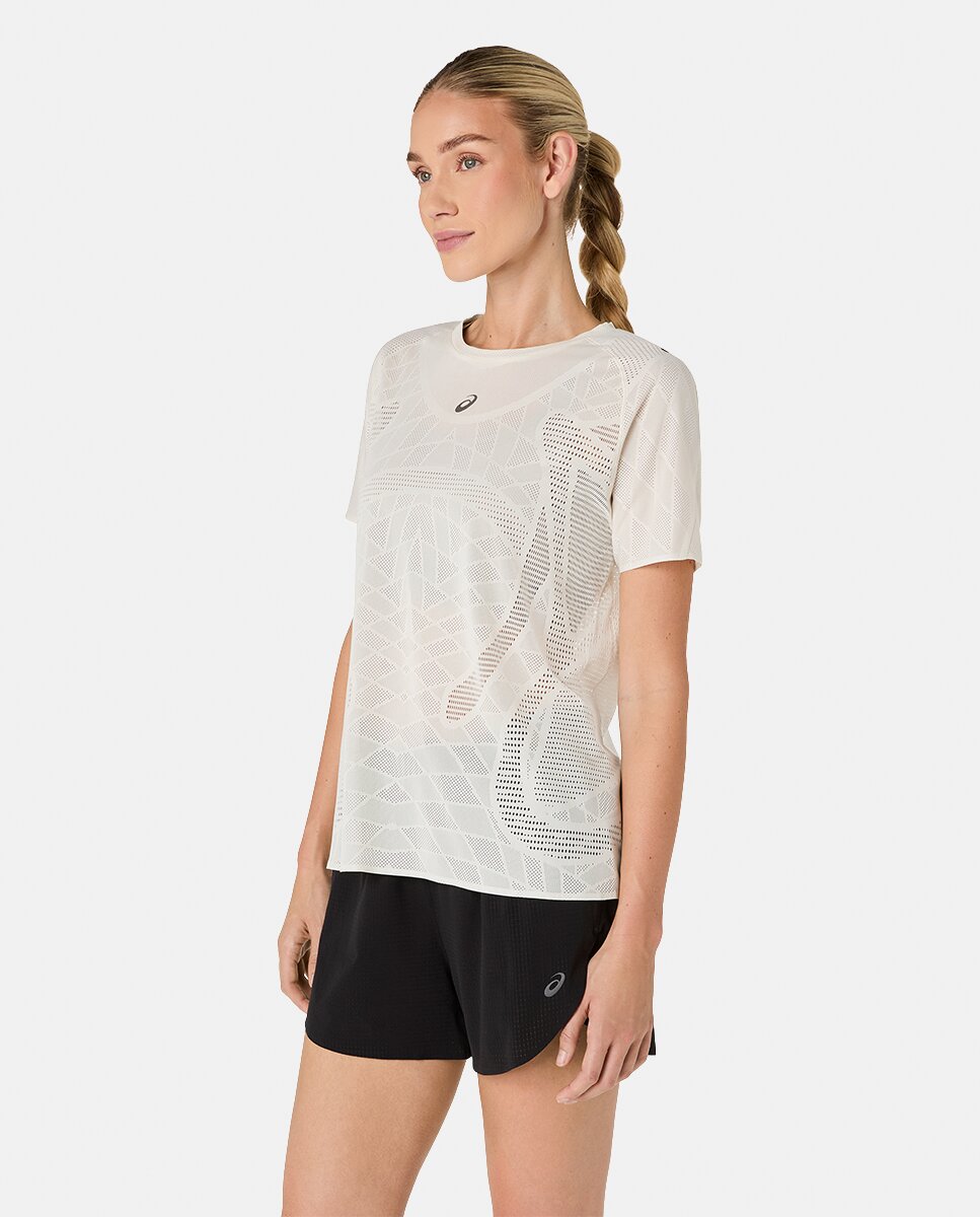 Camiseta de mujer Metarun Ss Top Asics - Natural Natural-4