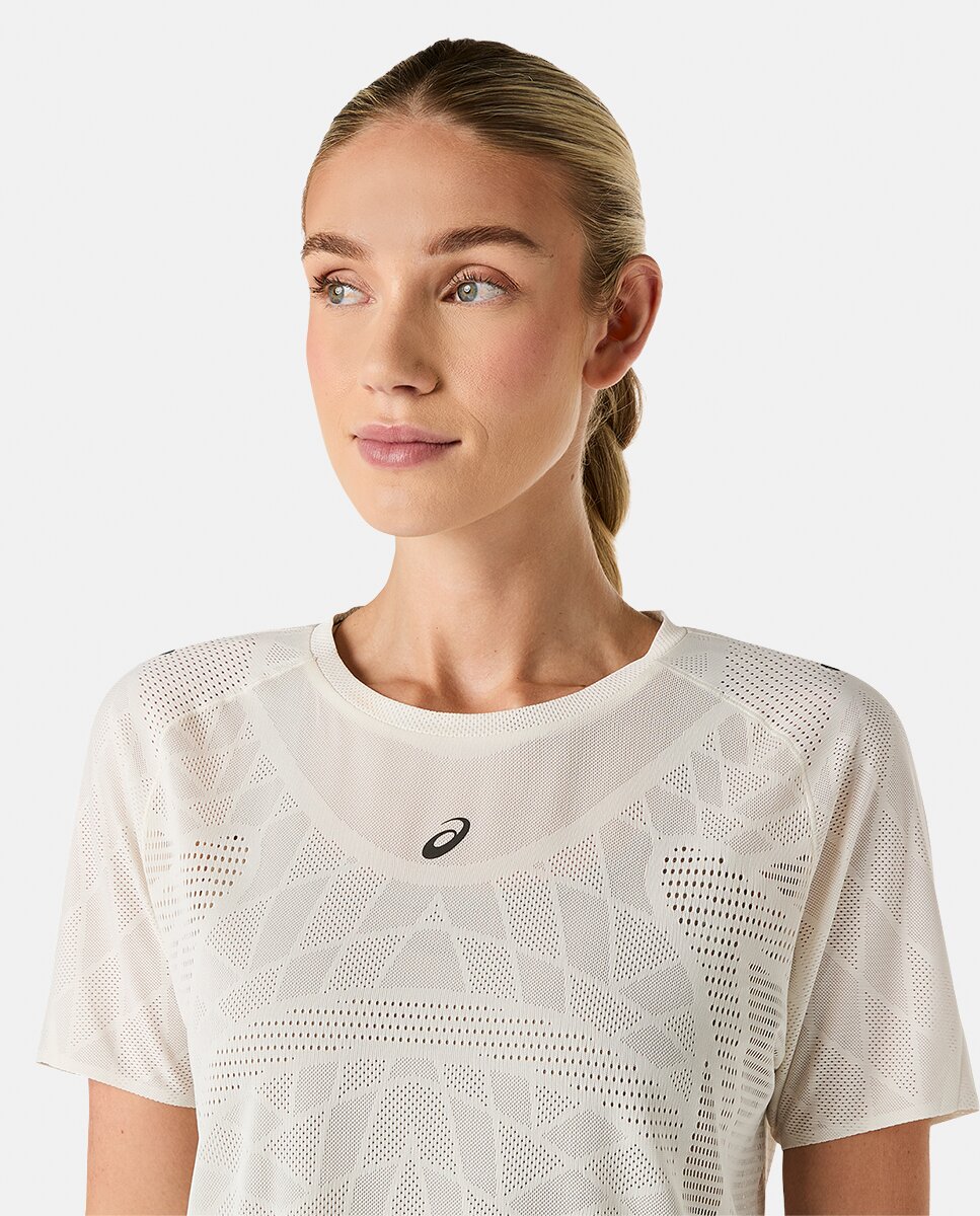 Camiseta de mujer Metarun Ss Top Asics - Natural Natural-5