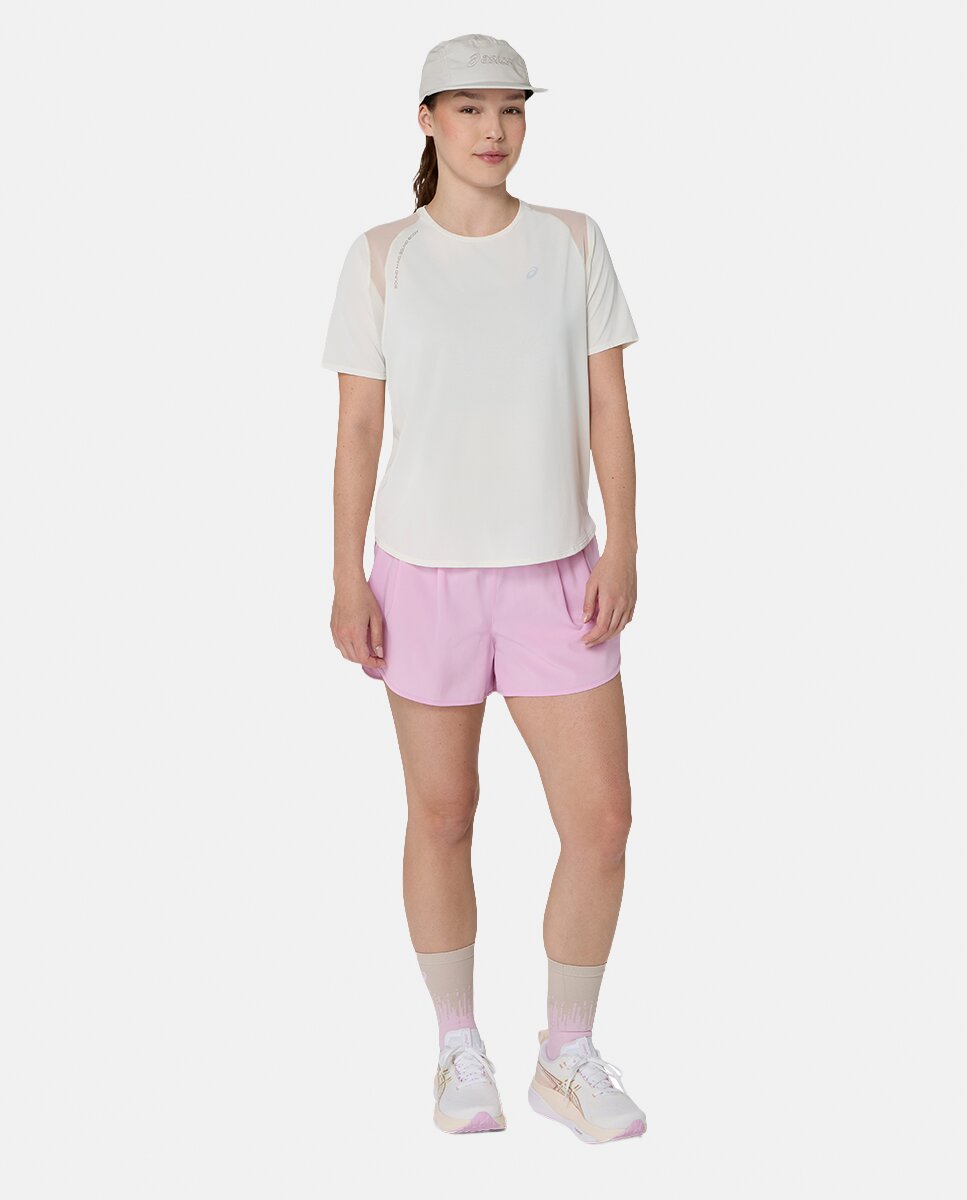 T-shirt de Mulher Road Ss Top Natural-3