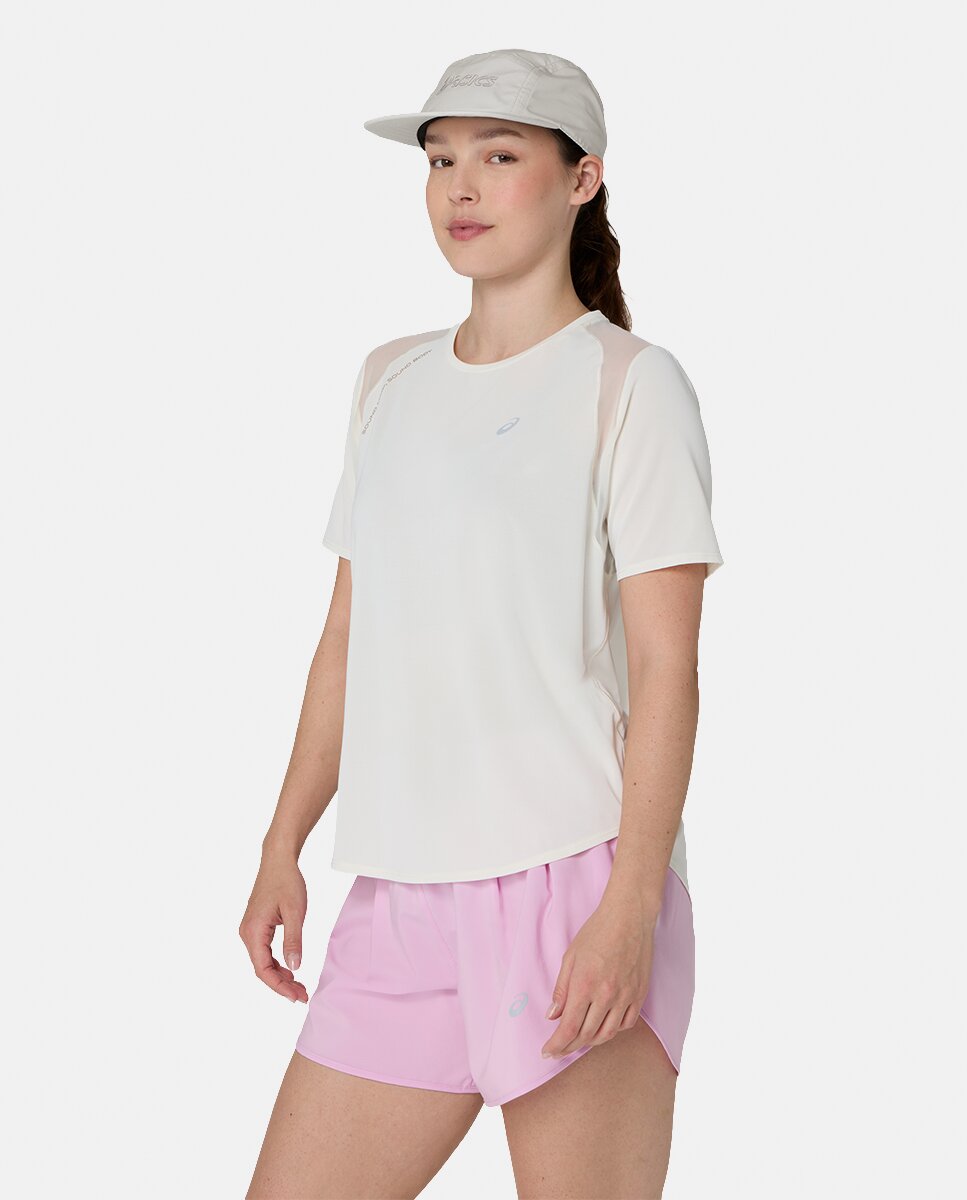 T-shirt de Mulher Road Ss Top Natural-4