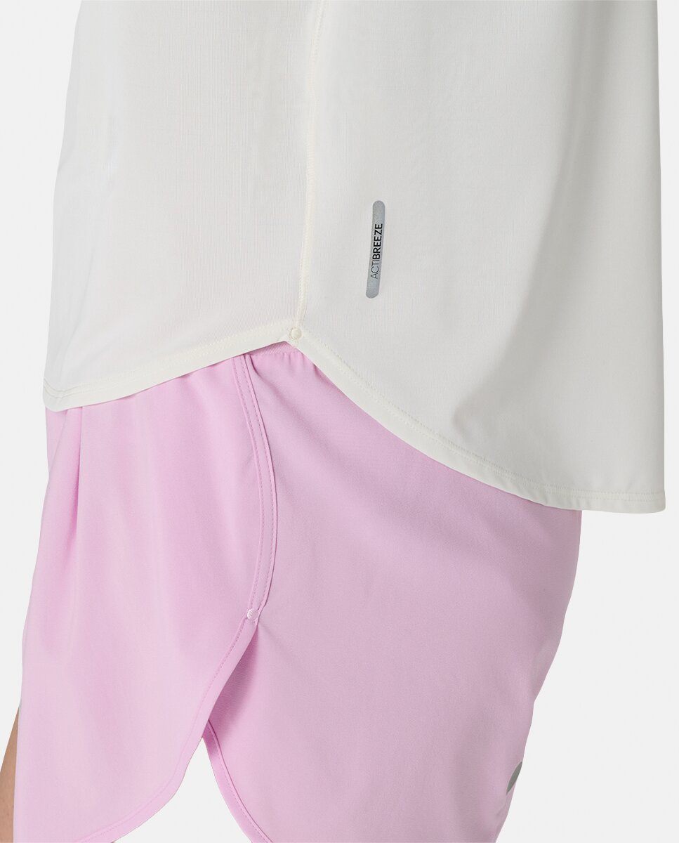 T-shirt de Mulher Road Ss Top Natural-6